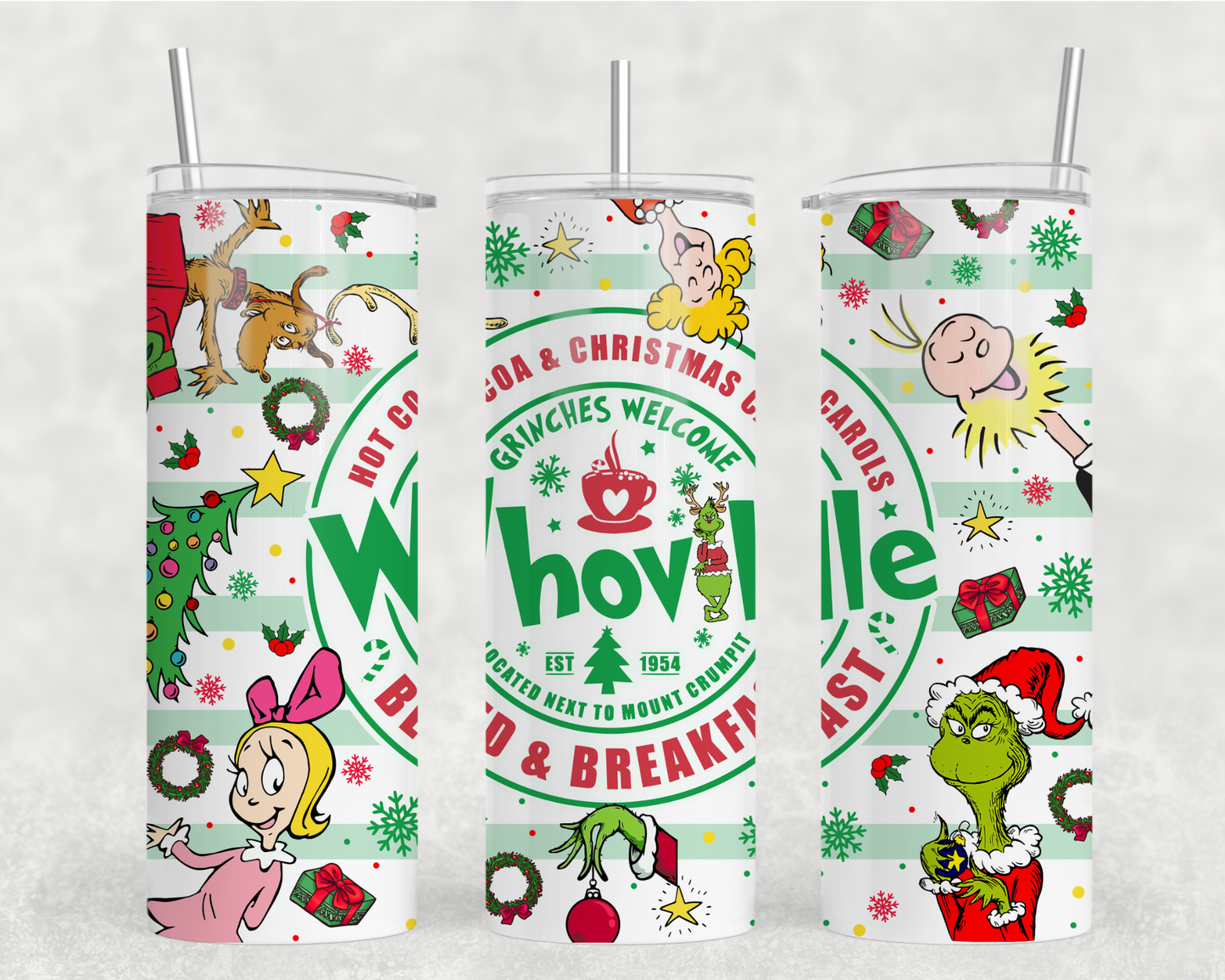 Whoville Bed & Breakfast Tumbler Wrap