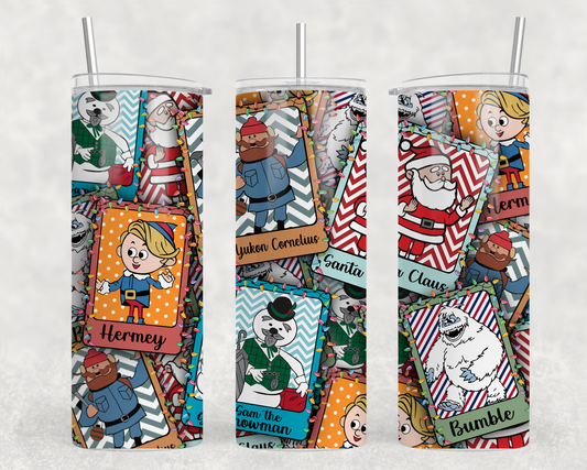 Classic Christmas Sublimation Tumbler Wrap