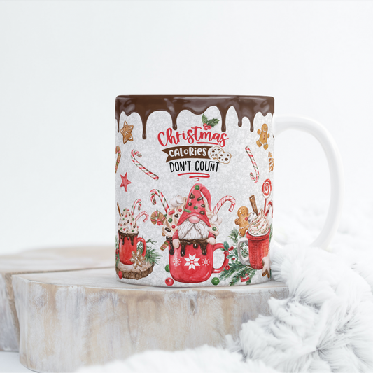 Christmas Calories Don’t Count Mug Wrap