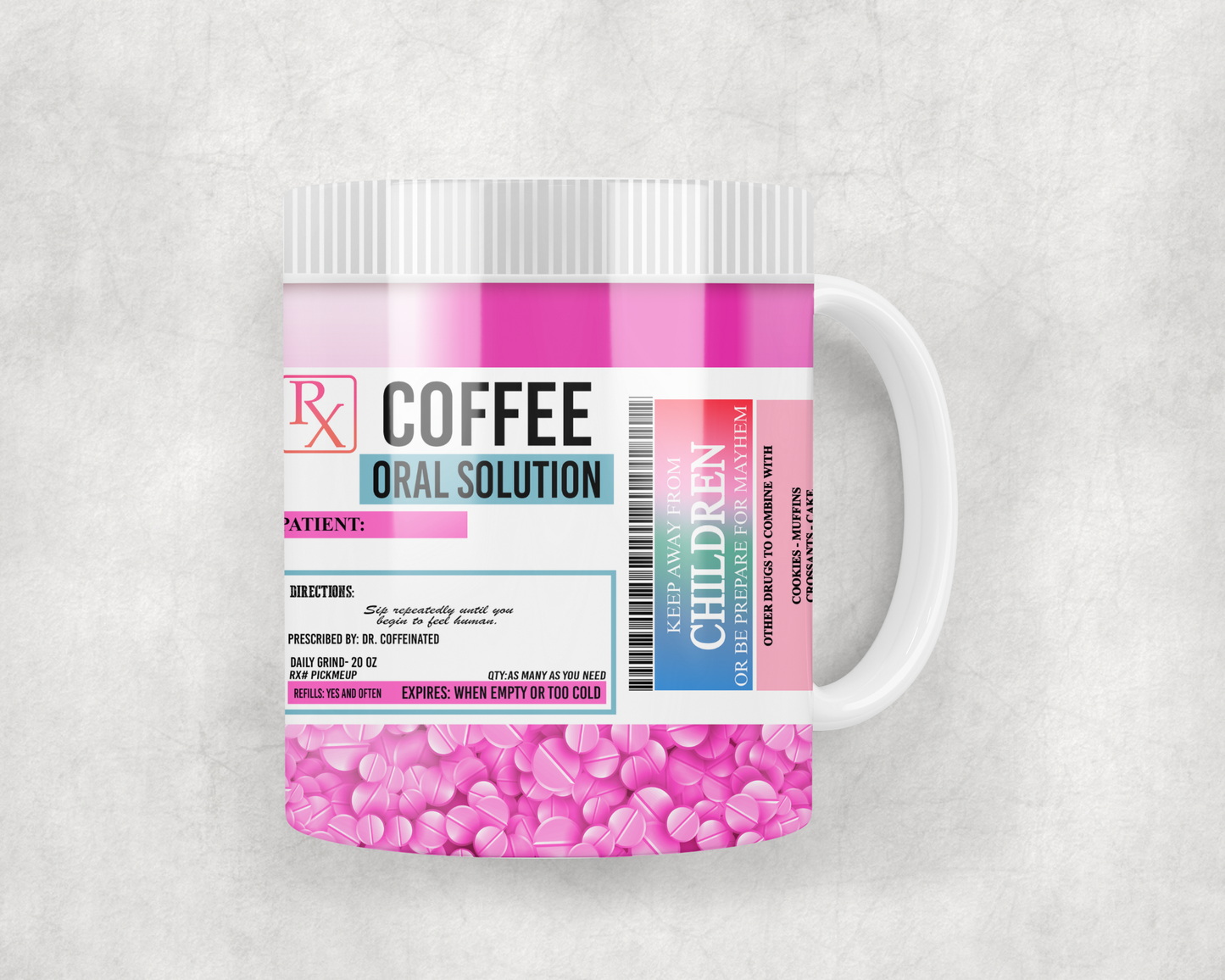 Coffee Rx Mug Wrap