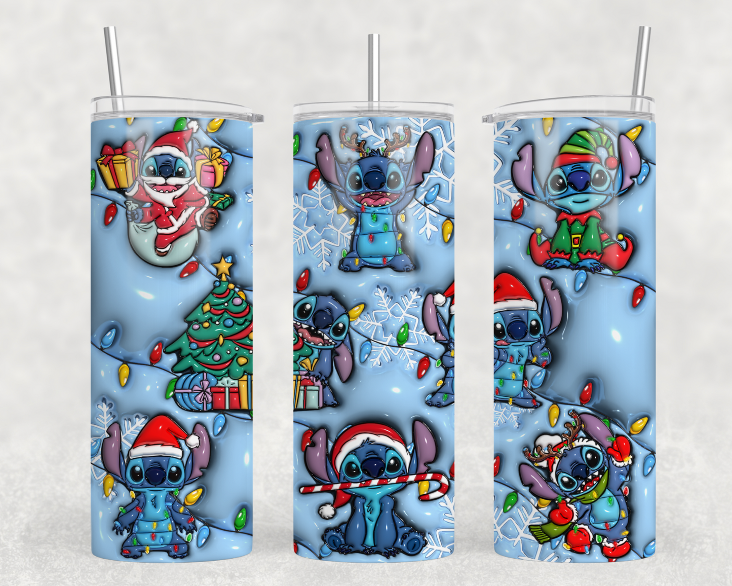 3D ChristmasTumbler Wrap