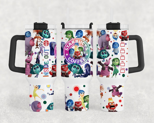 Inside Out 40oz Tumbler Wrap