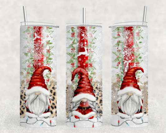 Christmas Gnomes Tumbler Wrap