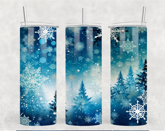Snowy Night Tumbler Wrap