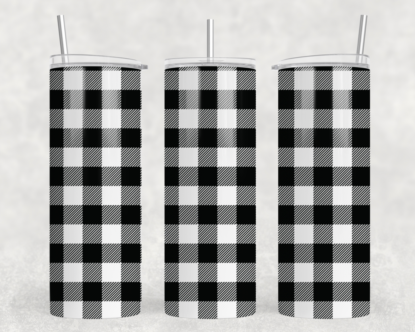 Buffalo Plaid Tumbler Wrap