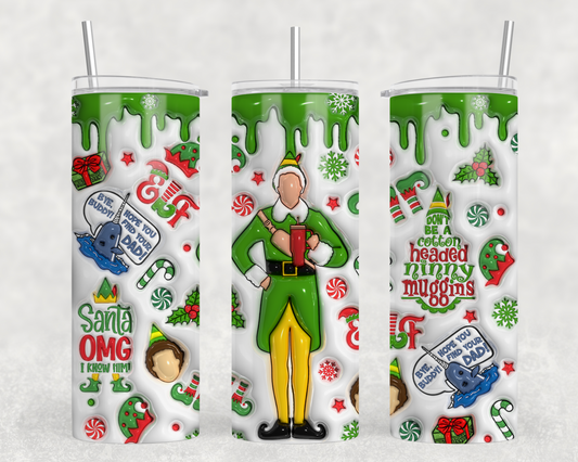3D Elf Tumbler Wrap