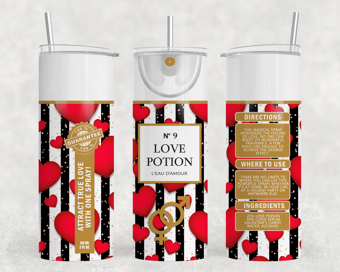 Love Potion No.9 Tumbler Wrap