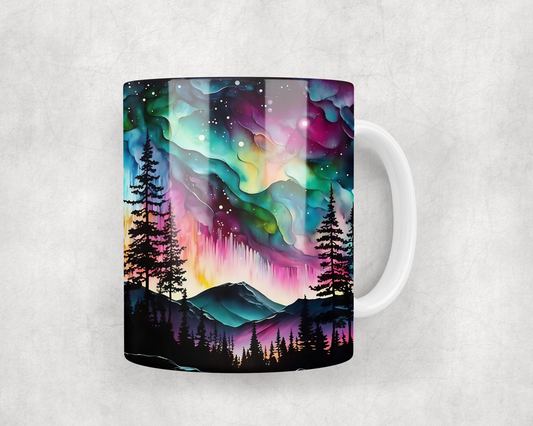 Northern Lights Mug Wrap