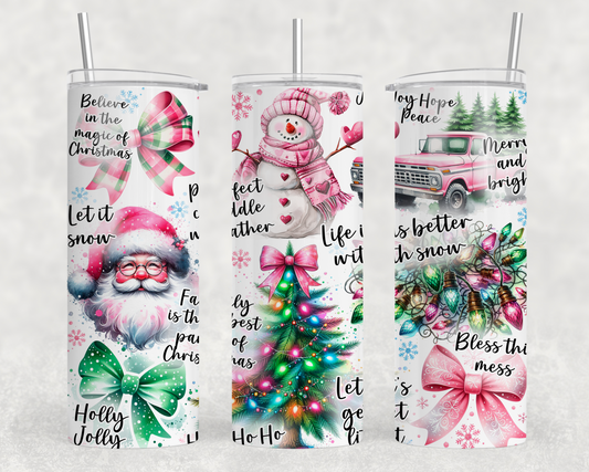 Christmas Things Sublimation Tumbler Wrap