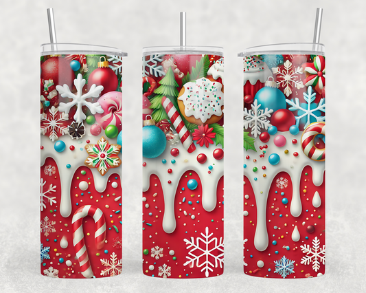 Sweet Christmas Sublimation Tumbler Wrap