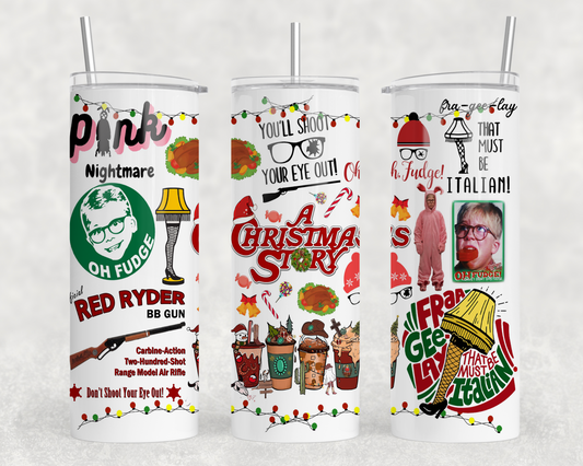 Christmas Story Tumbler Wrap