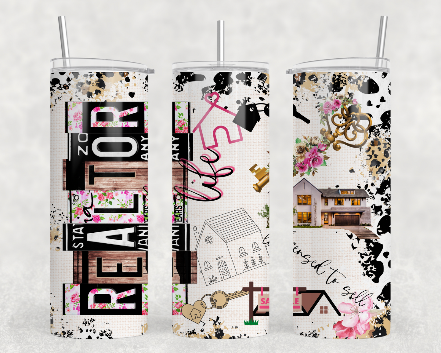 Realtor Life Tumbler Wrap
