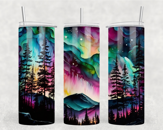 Northern Lights Tumbler Wrap