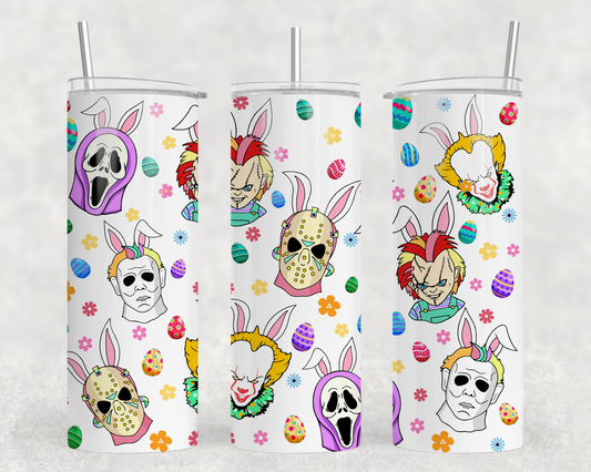 Easter Horror Friends Tumbler Wrap