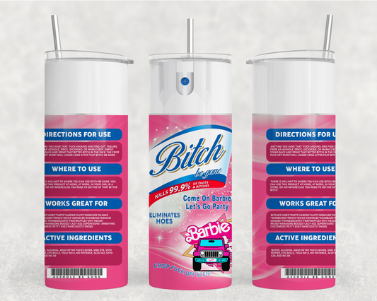 Barbie Jeep Bit*ch Be Gone Tumbler Wrap