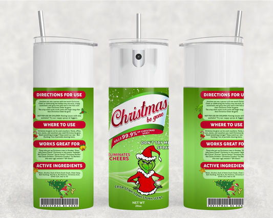 Christmas Be Gone Tumbler Wrap