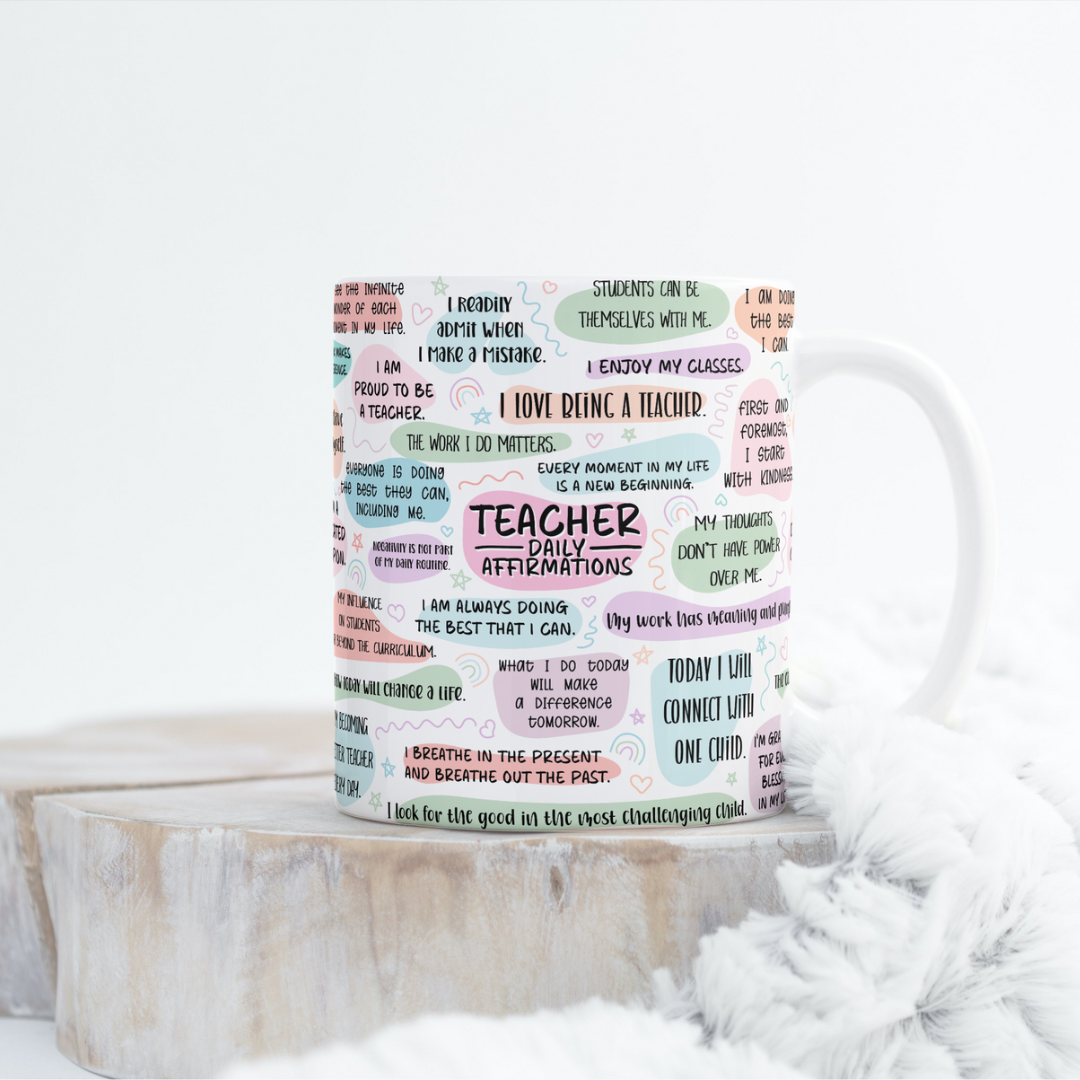 Teacher Affirmations Mug Wrap