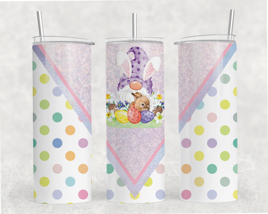 Easter Gnome Bunny Tumbler Wrap