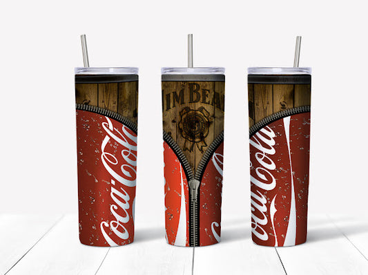 Coke & Jim Beam Tumbler Wrap
