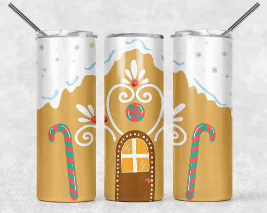 Gingerbread House Tumbler Wrap