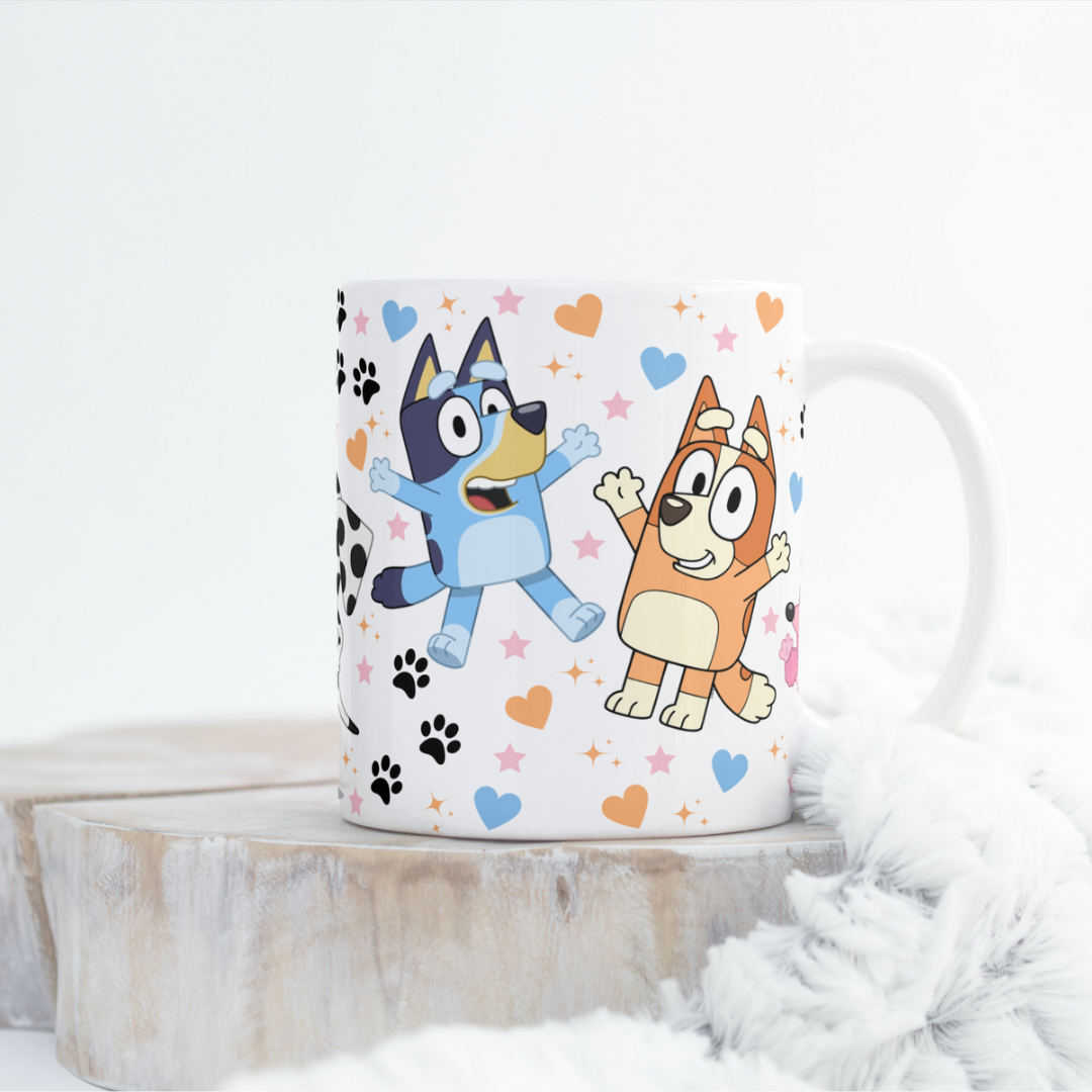 Bluey & Friend Mug Wrap