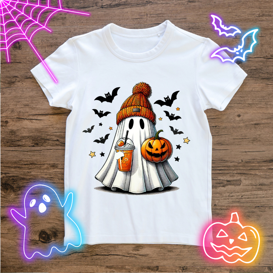 Not So Spooky Ghost Sublimation Print