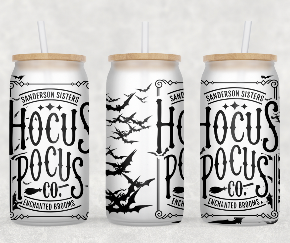 Hocus Pocus Glass Can Wrap