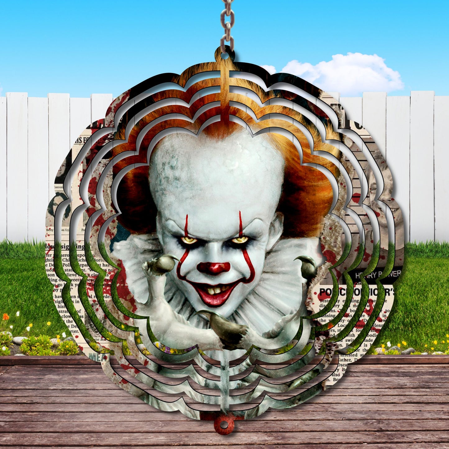 PennyWise Wind Spinner Sublimation Print