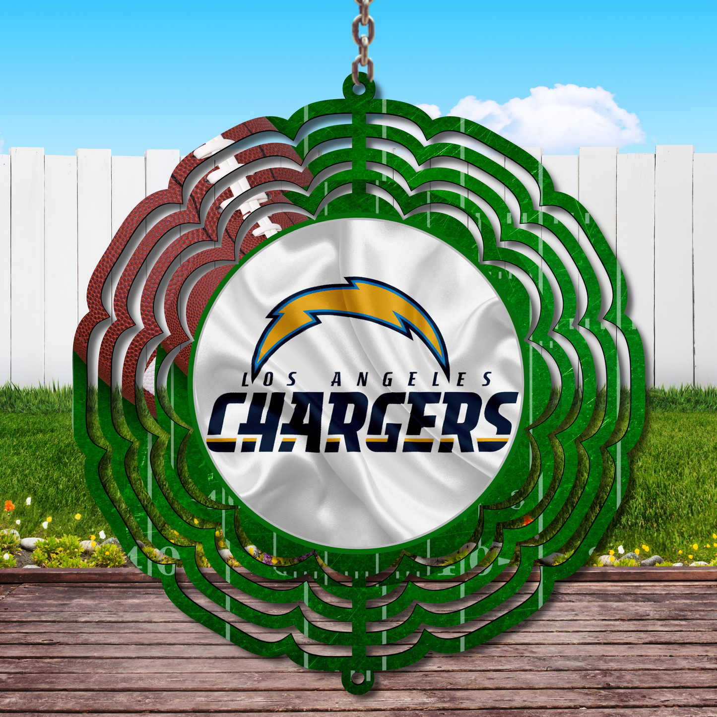 California Charge Wind Spinner Sublimation Print