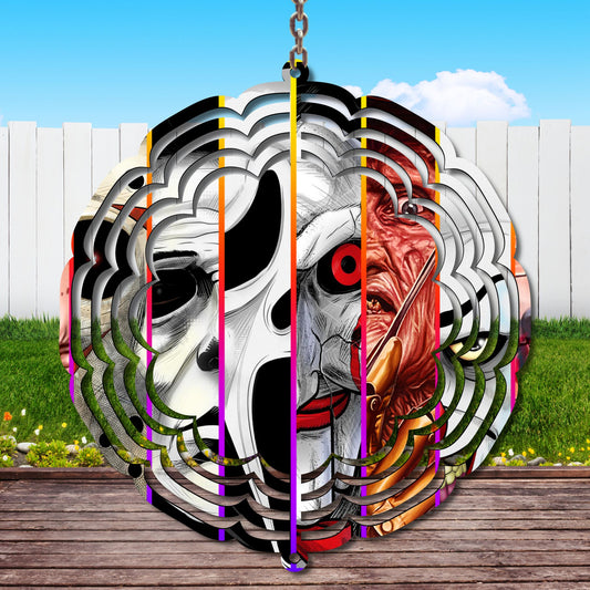 Horror Guys Wind Spinner Sublimation Print