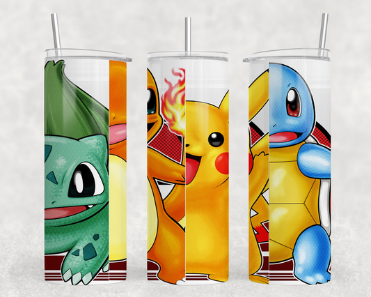 Poke Faces Tumbler Wrap