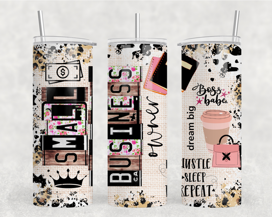 Small Business Owner Sublimation Tumbler Wrap