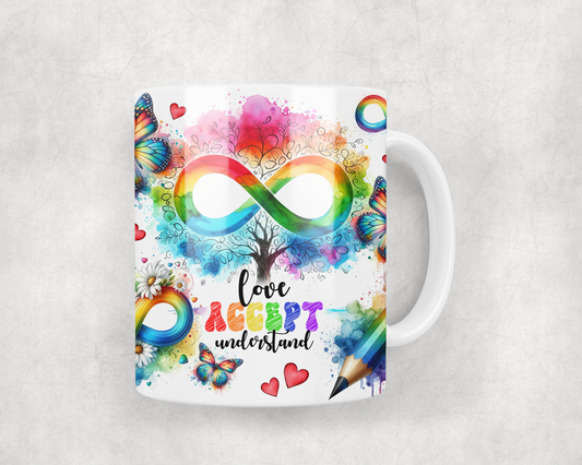 Love Accept Understand Mug Wrap