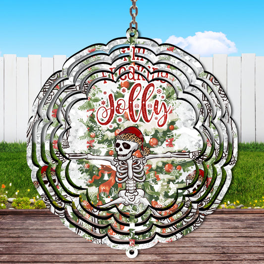 Iam Freaking Jolly Wind Spinner Sublimation Print