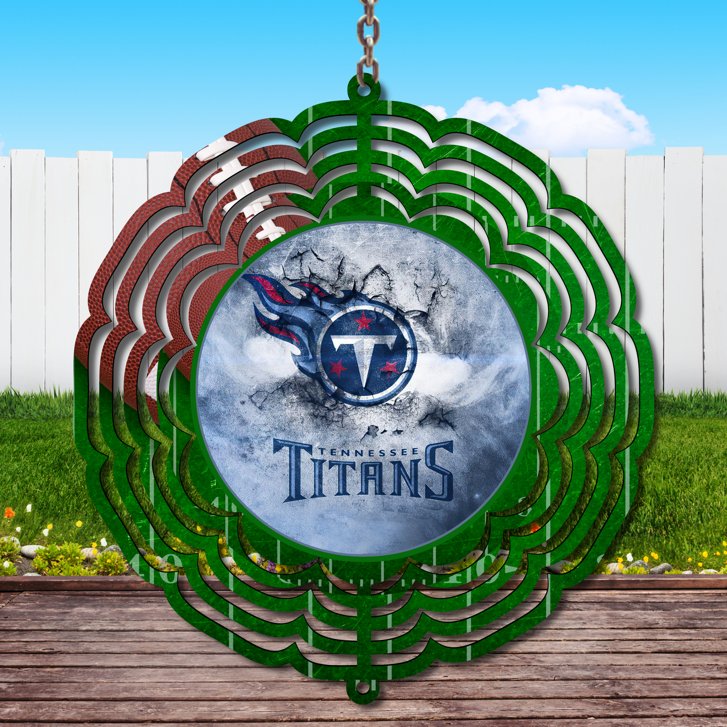 Tennessee Wind Spinner Sublimation Print