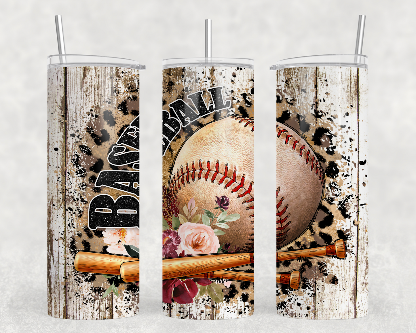 Baseball Tumbler Wrap