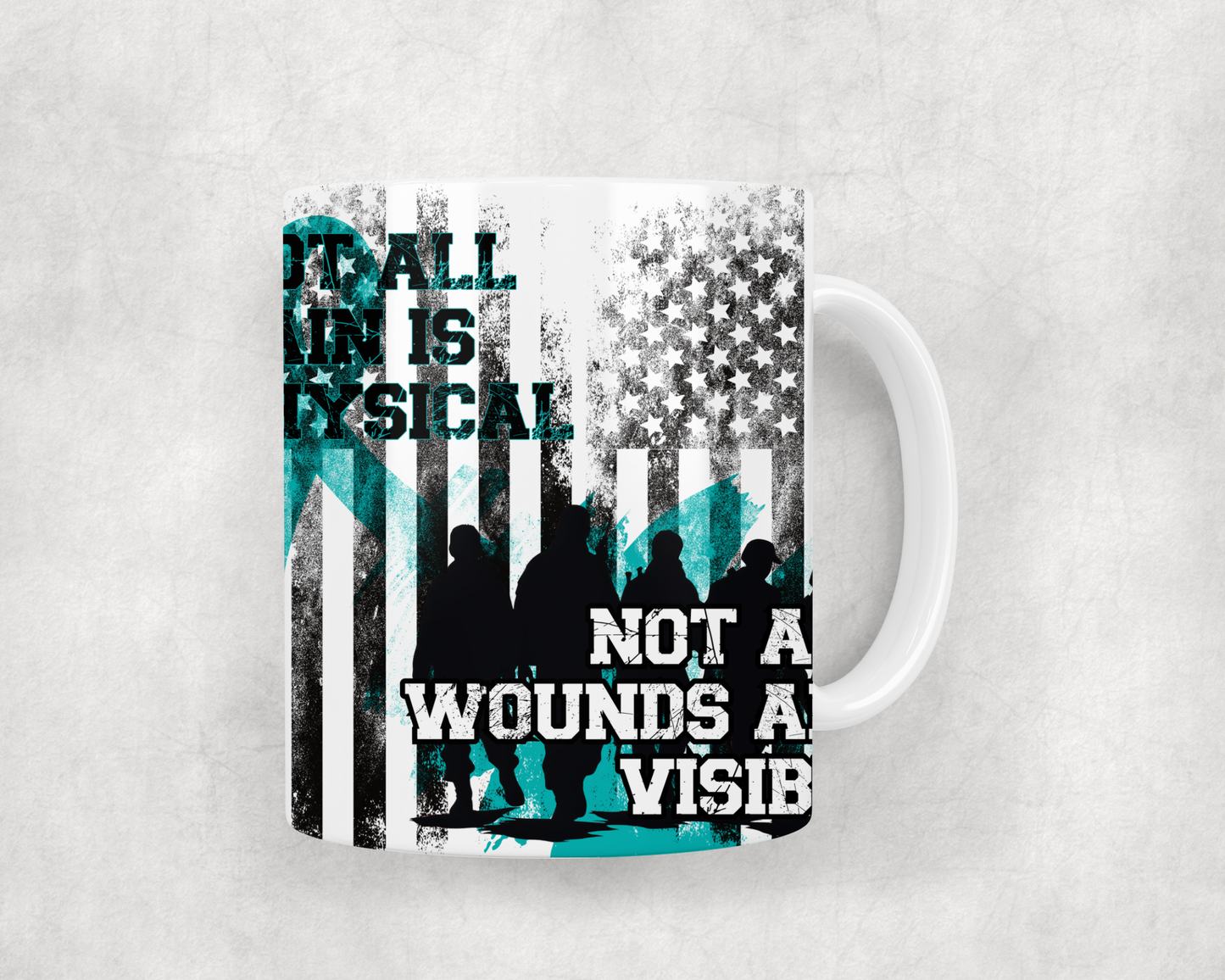 PTSD Awareness Mug Wrap