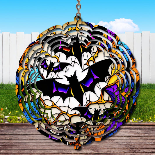 Bats Wind Spinner Sublimation Print