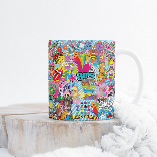 All things 80s Mug Wrap