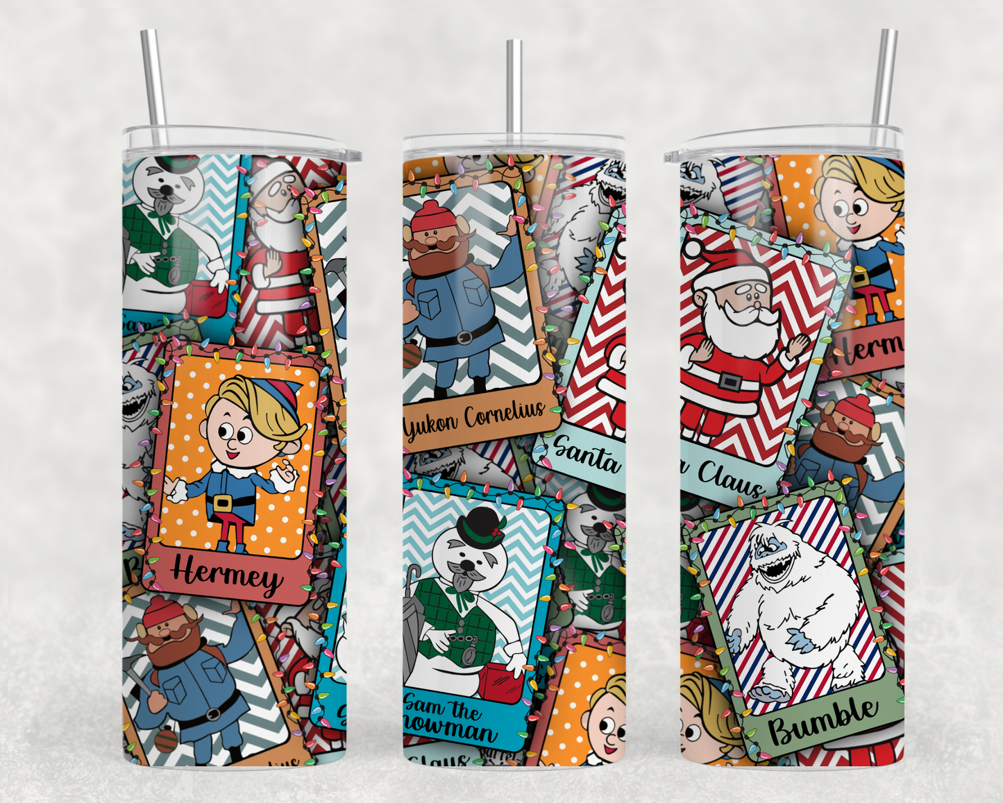 Classic Christmas Sublimation Tumbler Wrap