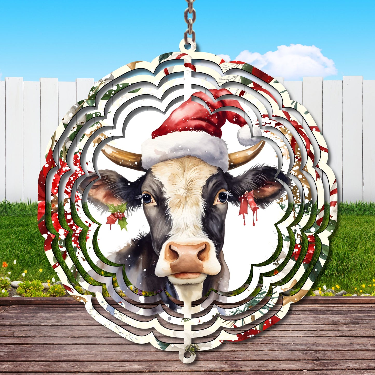 Cow #2 Wind Spinner Sublimation Print