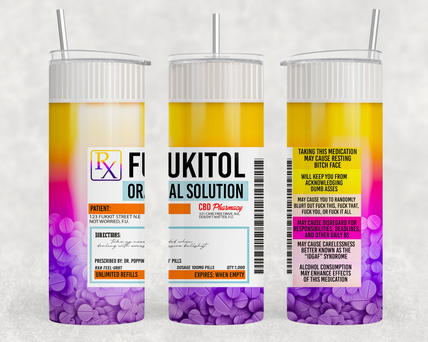 RX Fukitol Tumbler Wrap