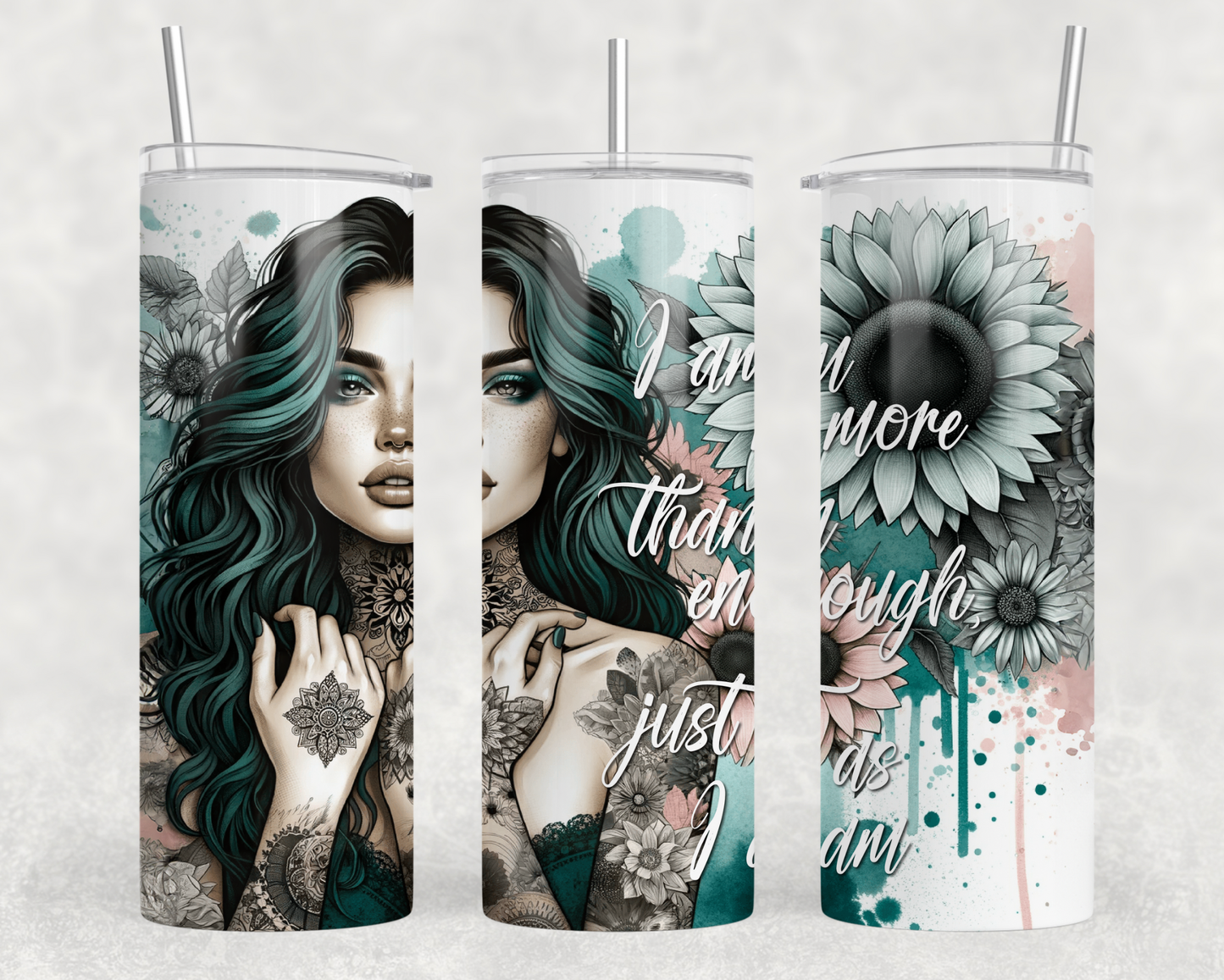 I am More Than Enough Just As I am Tumbler Wrap