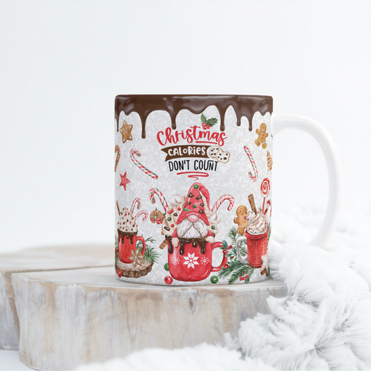 Christmas ￼Calories Don’t Count  Mug Wrap