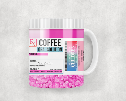 Coffee Rx Mug Wrap