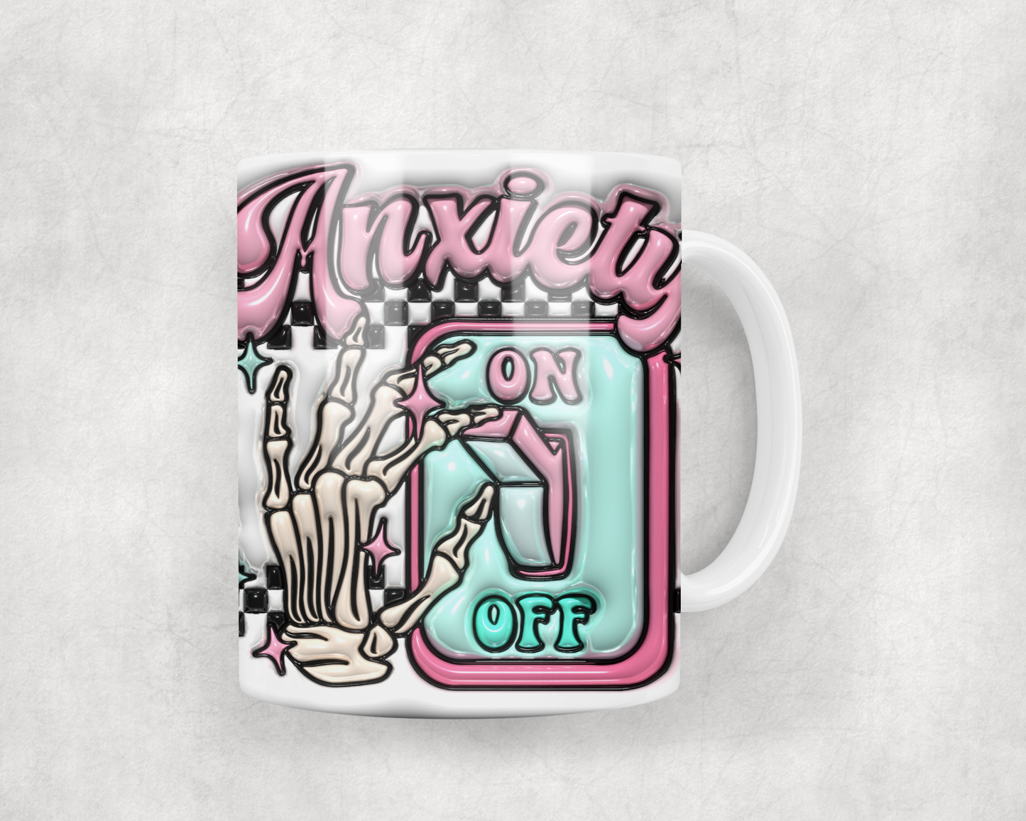 Anxiety On Mug Wrap