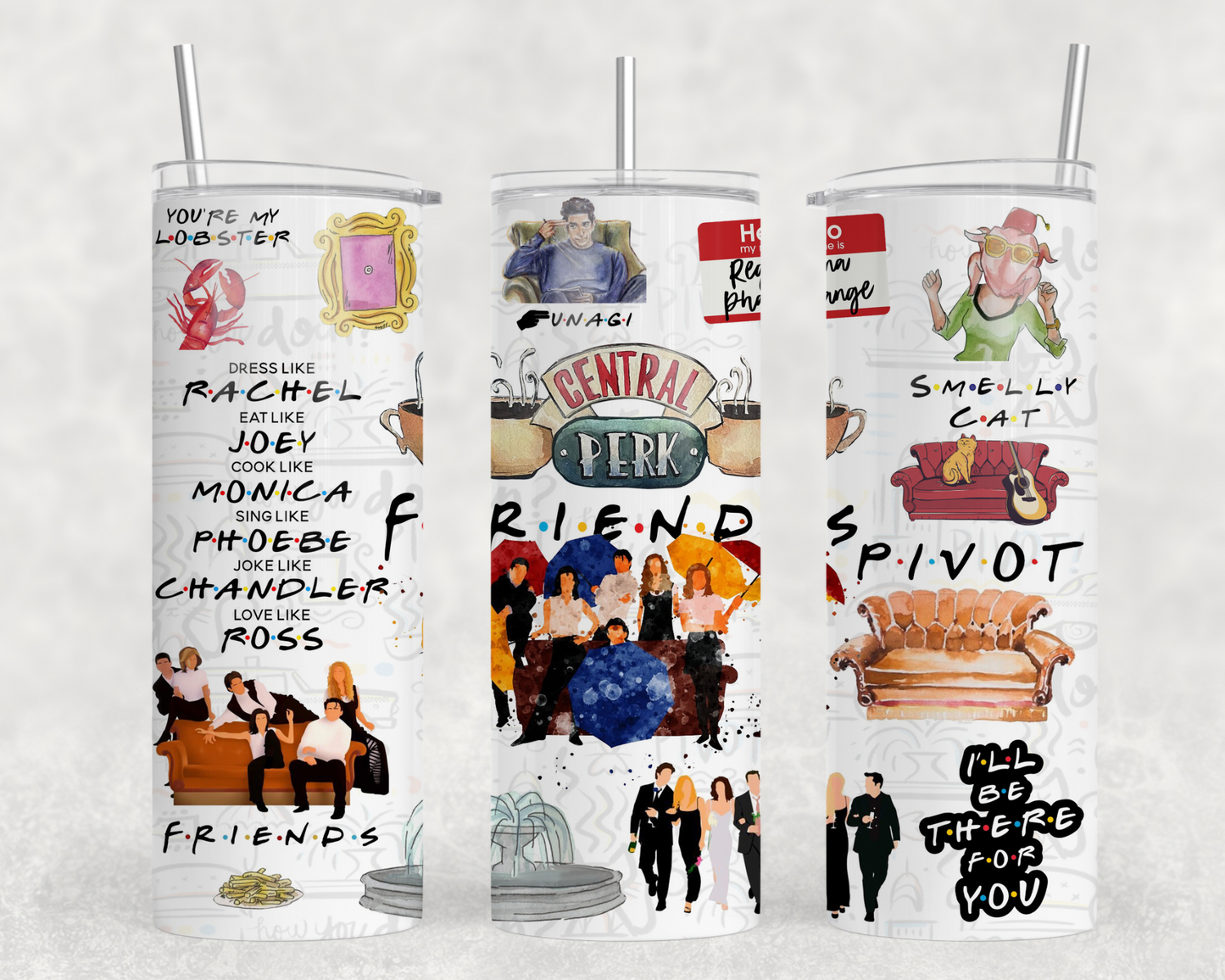 Friends Tumbler Wrap