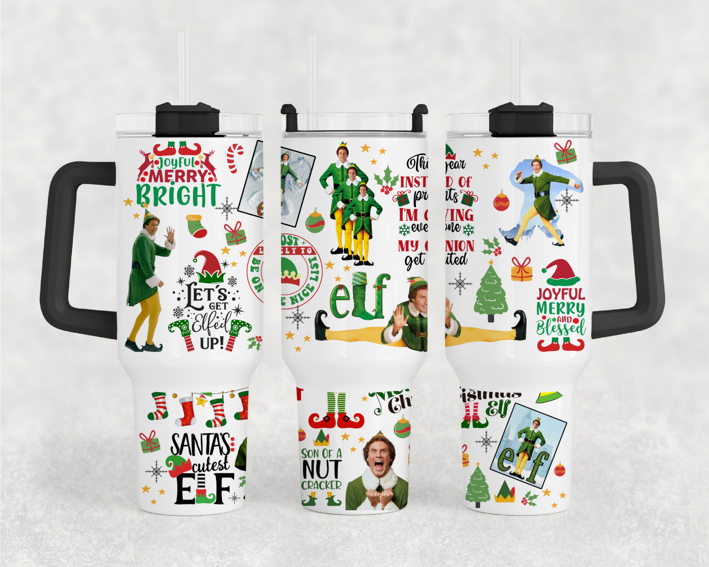 Elf 40oz Tumbler Wrap