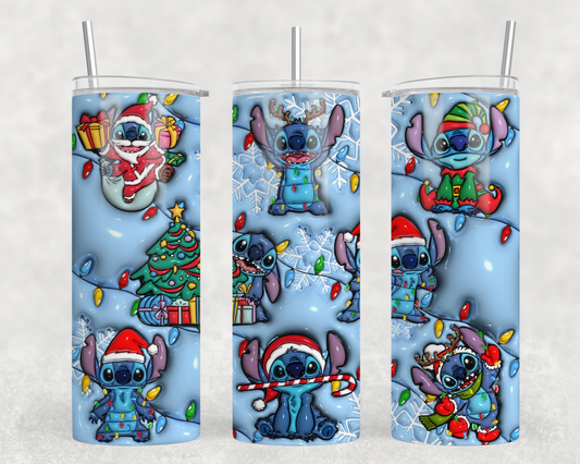 3D ChristmasTumbler Wrap