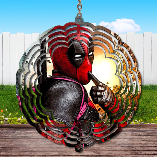 Deadpool Wind Spinner Sublimation Print